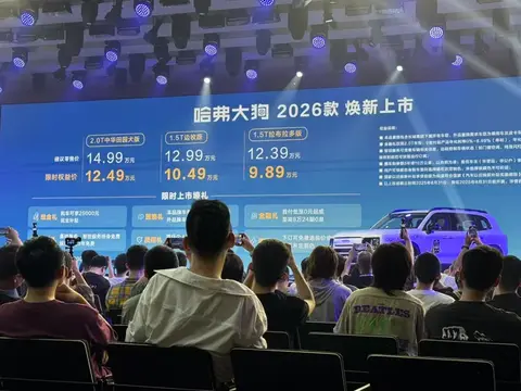 2026款哈弗大狗上市 12.39万元起