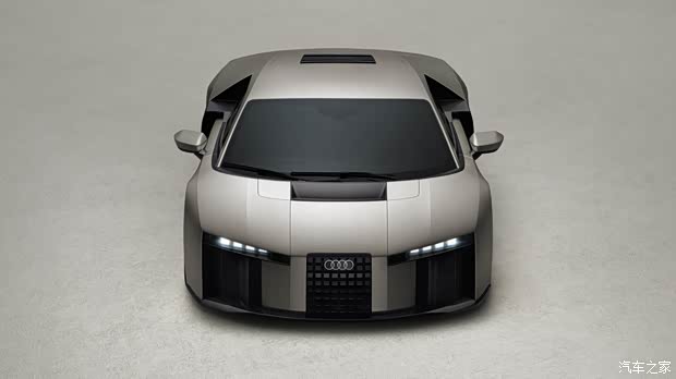 R8继任者/兰博基尼同款万转V8插混 奥迪全新超跑Nuvolari全球首发